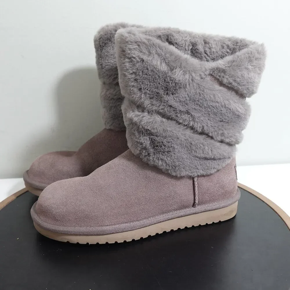 Koolaburra by UGG Boots Womens Size‎ 6 Suede Winter Warm Cozy 1114629